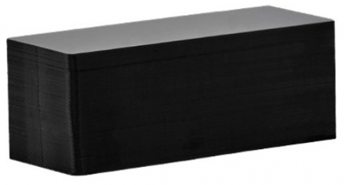 C8152 - Cartes PVC Noires Mat Evolis, Format 50x150 mm - Vue 2