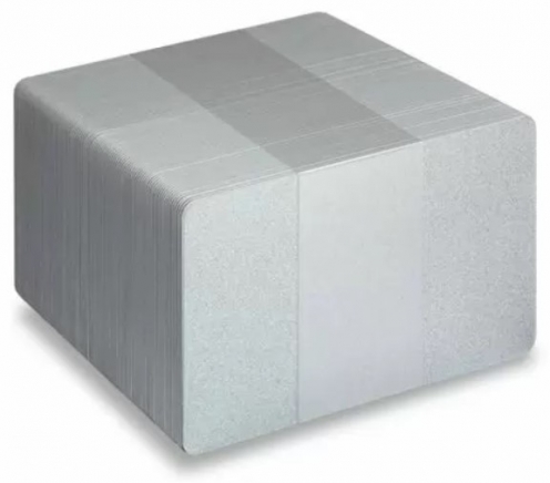 PVC1-SIS Carte PVC Argent clair Métallisé 0.76mm