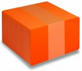 PVC1-ORS Carte PVC Orange 0.76mm