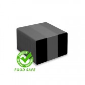 Cartes PVC Noires Alimentaires – Pack de 100