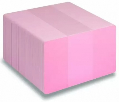 PVC1-PKS Carte PVC Rose 0.76mm