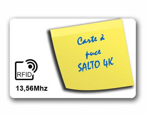 Carte SALTO 4k 13.56 MHz