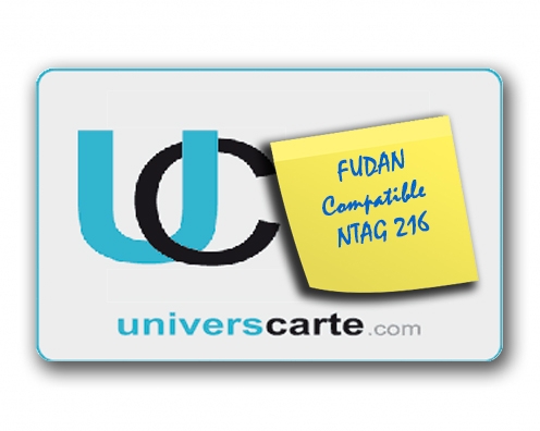 Carte PVC RFID NFC NTAG216 NXP