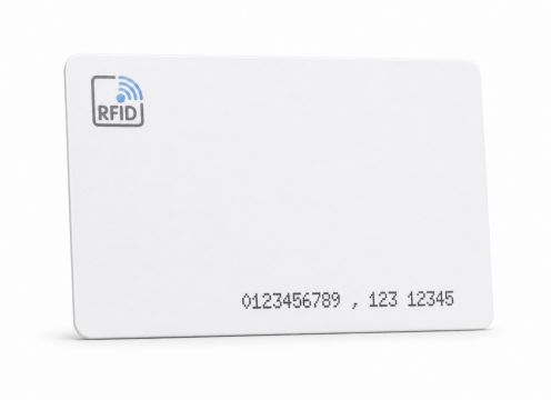 Carte RFID 125 kHz TK4100 compatible EM4100 - UID en formats 8H, 10D et WG26