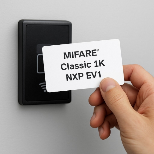 Cartes MIFARE® Classic 1K NXP EV1 – PVC vierge – Lot de 100