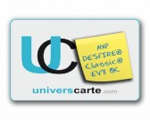 CPC8PW0250N13-1 - Carte PVC 0.80mm RFID MIFARE DESFire EV3 8K 13,56Mhz 