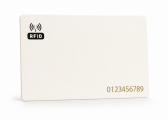 RFID1KOC-NUM- Carte PVC 0.80mm RFID 1Ko compatible MIFARE® avec UID gravé