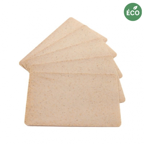Lot de 100 cartes à imprimer en PLA/Bois haute qualité