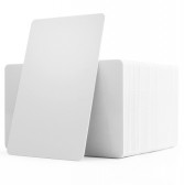 PVC1-BIO - Carte PVC  Blanche Biodégradable 0.76mm – Pack de 100