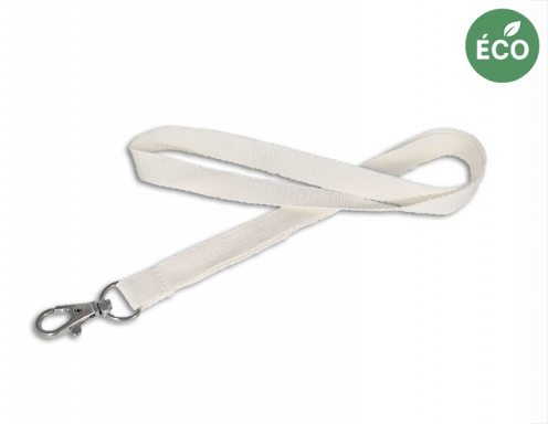 Cordon tour de cou bambou 15 mm avec attache métal sans nickel