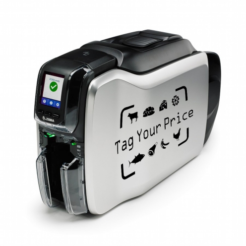 Tag your Price - ZC300 Recto Verso pour Impression etiquettes sur carte PVC