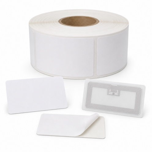 Étiquette RFID ICODE SLIX ISO 15693 rectangle 76 x 45 mm