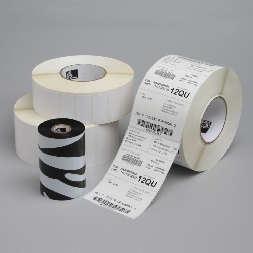 Étiquettes Transfert Thermique Zebra 76524 - 148 x 210 mm - Lot de 4