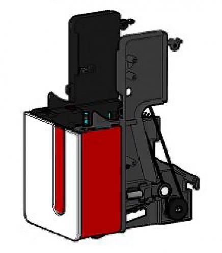 Bac de Sortie Rouge pour Imprimantes Primacy - Evolis S10125