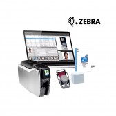 Bundle imprimante Zebra ZC300 Simplex USB Ethernet + CardStudio – ZC31-000CQ00EM00