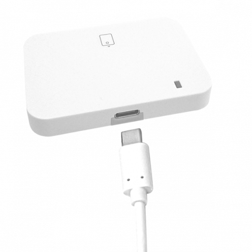 Lecteur de carte à puce USB-C AB Circle CIR135A à câble amovible - Vue 3