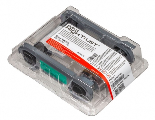 R5F202E100 Ruban couleur YMCKO pour Zenius 2 et primacy 2 - Vue 2