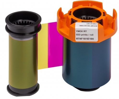 RT4F101E100 Ruban couleur YMCK pour AGILIA