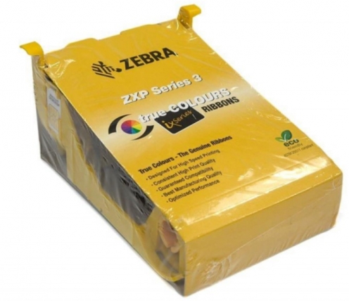 800033-301 Ruban monochrome noir Zebra ZXP3 - Vue 2
