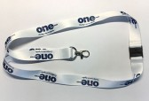 Tour de cou - Lanyard en polyester imprimé recto verso 20mm Lot de 100